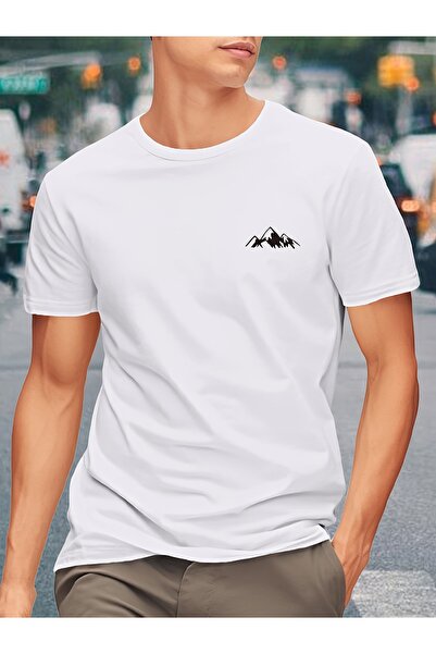 GALASHOP Mountain Graphic T-Shirt for Men