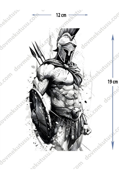 pivok Savaşçı kalkan ok Geçici dövme