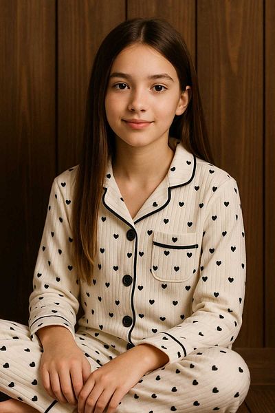 Amur Girl's Tracksuit Set & Pajamas Set Combination Cotton Mold Printed