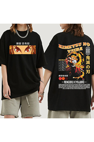 GALASHOP Japon animesi Demon Slayer Tokito Muichirou, modaya uygun yazlık tişört