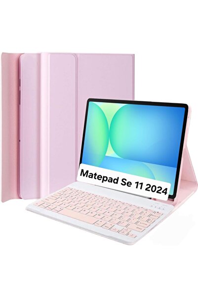 Fogy Huawei MatePad SE 11 2024 inch İle Uyumlu Bluetooth Türkçe Q Klavyeli Kı...