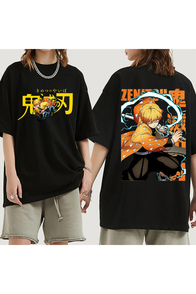 GALASHOP تي شيرت صيفي عصري من الرسوم المتحركة اليابانية Demon Slayer Tokito M...