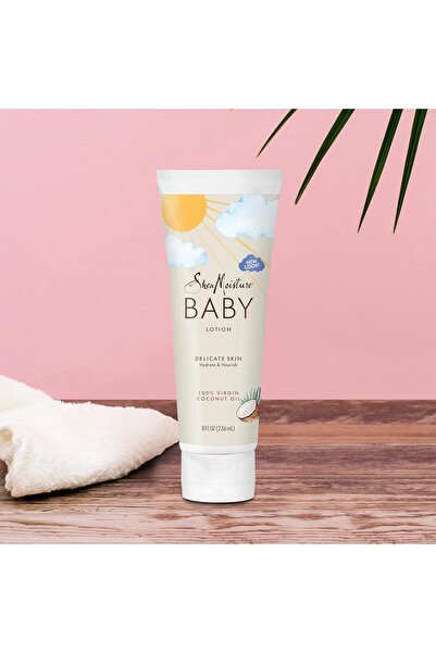 Shea Moisture Baby Lotion Coconut Oil for Baby Skin 100% Virgin Coconut Oil Clear Skin Moisturizer 8