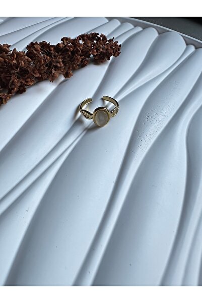 butiikçe BEYAZ TAŞLI VİNTAGE YÜZÜK