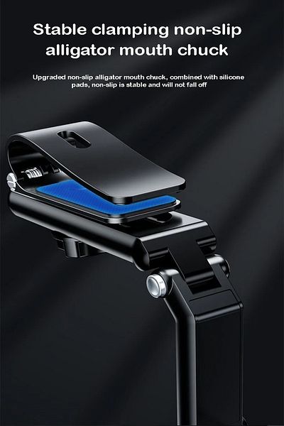Tor Store 180 °   Car Phone Holder Clamp Phone Fixing Device Attached to the Sunshade with Rotatable Latch