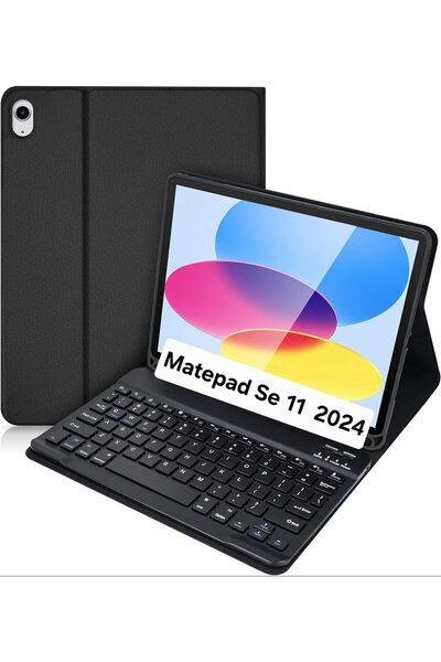 Fogy Huawei MatePad SE 11 2024 inch İle Uyumlu Bluetooth Türkçe Q Klavyeli Kılıfı