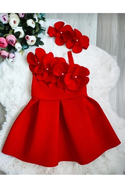 trend selection Girl's Pearl Detail, Orchid Dress