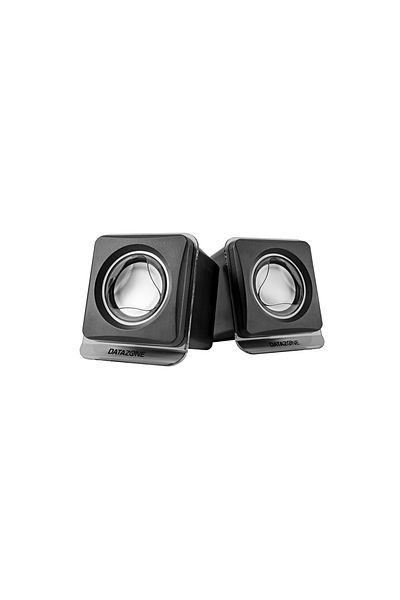 Datazone DZ‑V410 USB 2.0 Computer Speakers – Plug-and-Play, 3.5mm Jack, Deep Bass