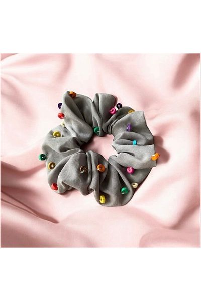 Nimet Abla Butik Elastic Fabric Bagel Buckle