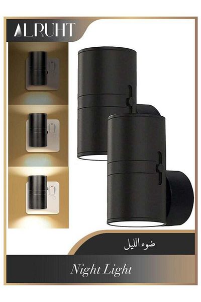 Generic Alruht 2 Pack Night Light, Vintage Night Light Plug in with Dusk to Dawn Sensor, Adjustable Brightn