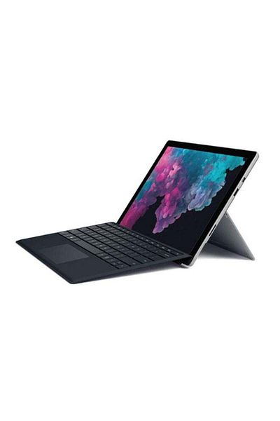 MICROSOFT جهاز Surface Pro 6 مستعمل بشاشة 12.3 بوصة ومعالج Intel Core i5 من الجيل الثامن وذاكرة 8 جيجابايت وذاكرة 256 جيجابايت باللون الفضي
