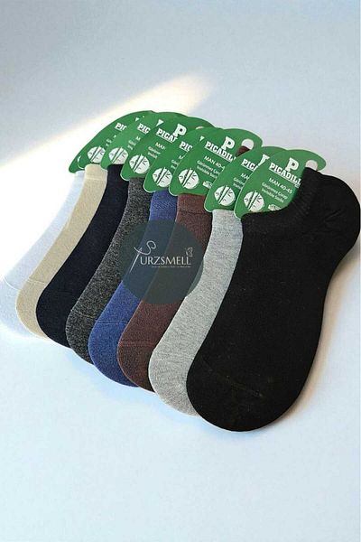 urzsmell Bamboo Sneaker Casual Invisible Socks Comfortable Flexible Pack of 6