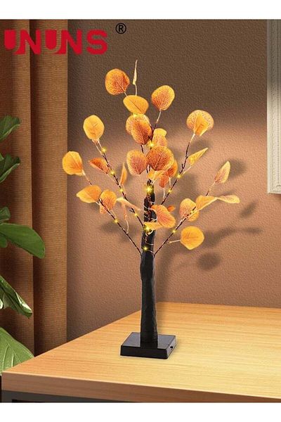 Generic UNUNS LED Bonsai Tree Lights,Lighted Tabletop Tree Lights,USB Plug in Bonsai Tree For Wedding Home