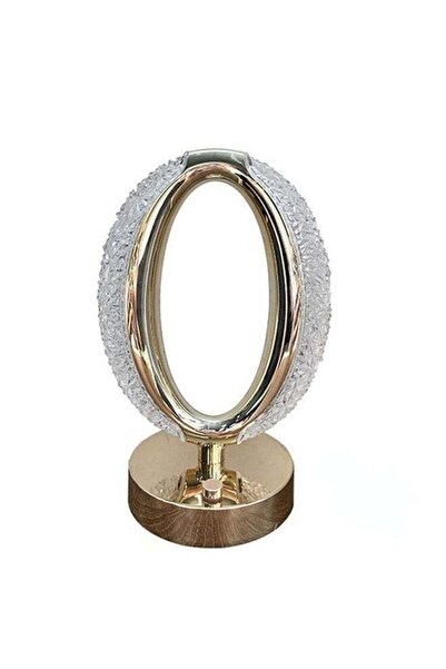 Generic ELTRAZONE MOONCEE Crystal Diamond Table Lamp â€“ Elegant Round and Oval Design with Type-C Charging