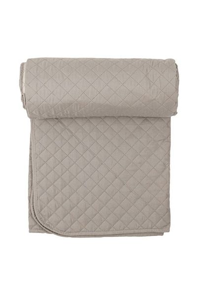 divendi-ro Duvet cover for double bed, two-sided, checkered pattern, 220x240cm, brown