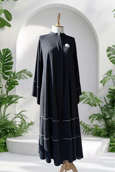 Göktepe Sera - Brooch Evening Dress Ferace