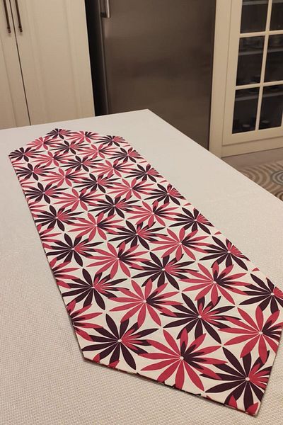 Altın Kuğu Double Faced Panama Linen Runner 40X140 cm