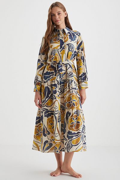 Penyemood Floral Print Dress