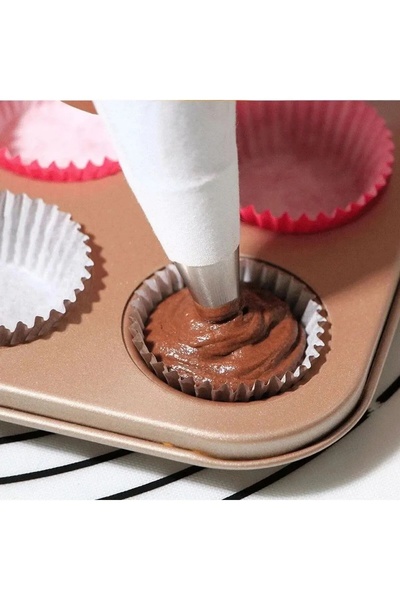 LOVYCO Washable Fabric Cream Piping Bag – Fabric, Durable, Reusable Pastry Bag