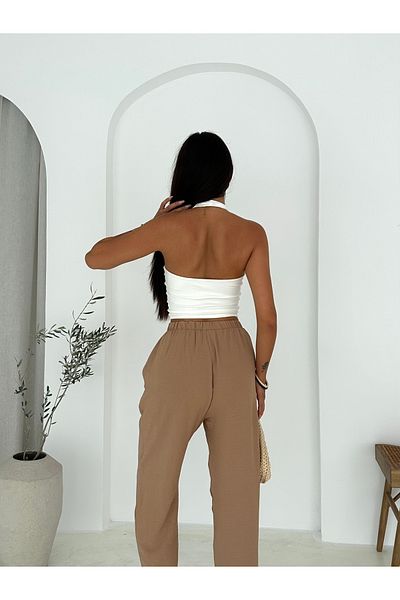 FEWTİNT Halter Neck and Round Neck Ball. Open Back.