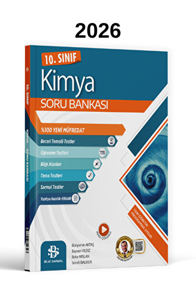 Bilgi Sarmal Yayınları 2026 Bilgi Sarmal 10. Sınıf Kimya Soru Bankası Yeni Mü...