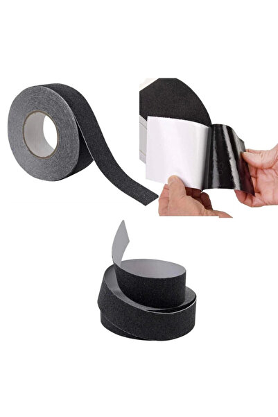 Epilons Stair Floor Anti-Slip Strong Tape Adhesive Anti-Slip Tape Black 25 mm X 5 Meters