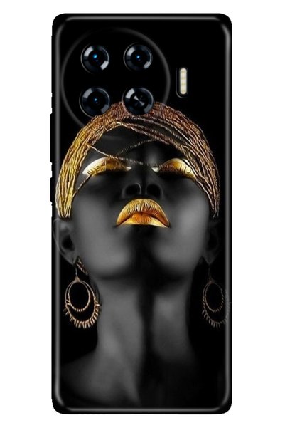 TECNO Spark 20 Pro Plus 6.78Inc Case Colorful Silicone Printed Tpu African Girl