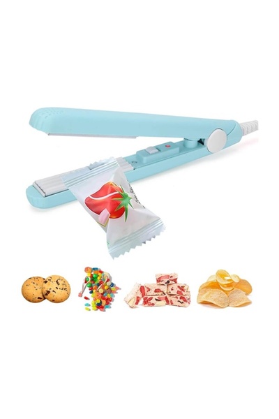 Genel Markalar Mini Poşet Ağzı Yapıştırma Makinesi Isıtmalı Isı Presli Poşet Ambalaj Kapatıcı