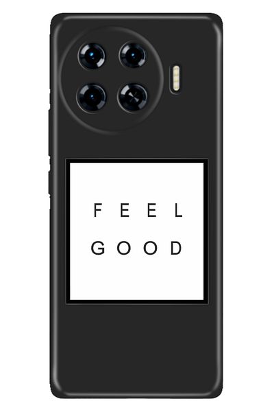 TECNO Spark 20 Pro Plus 6.78Inc Case Decorative Silicone Printed Cover Feel Good