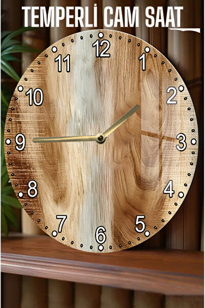 kutuTR Catch Time with Elegance! 3D Look Tempered Glass Watch – 33 cm Csdw024