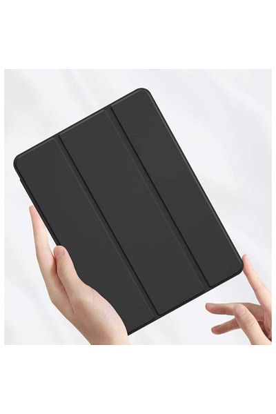 SIGLOO Premium case iPad Air 11 (2024)/Air 5/4 10.9, leather + silicone, shockproof, Green