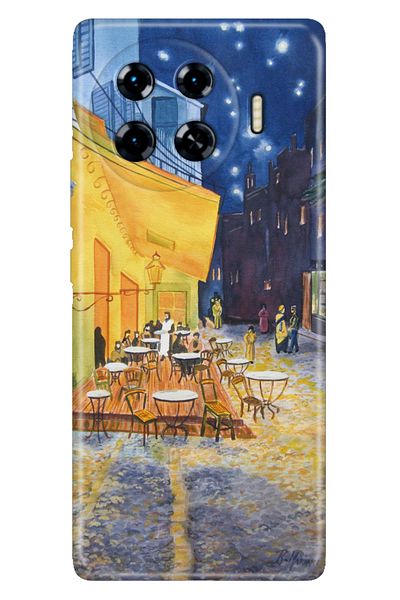 TECNO Spark 20 Pro Plus 6.78Inc Case Art Silicone Printed Tpu Night Cafe