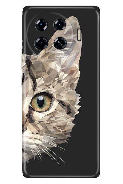TECNO Spark 20 Pro Plus 6.78Inc Case Colorful Silicone Printed Tpu Cat Prism