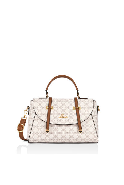 Lavie حقيبة يد نسائية من خشب الزان أحادي اللون (أبيض)