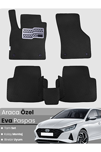 Hyundai İ20 (2020-2025) Uyumlu EVA Paspas Tam Set – Araca Özel Tasarım, Su Geçirmez,Kolay Montaj