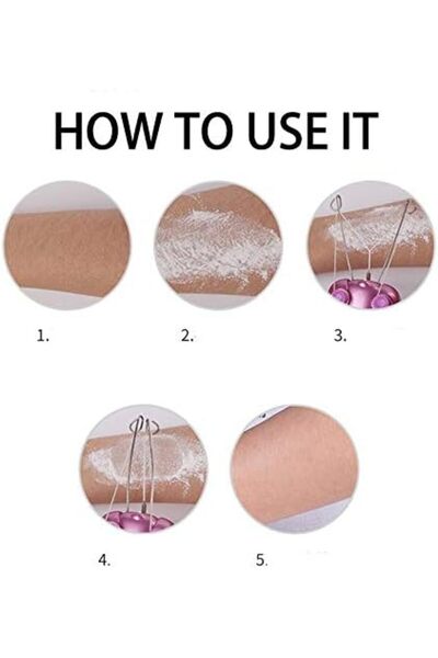 Hope Women's Body Hair Remover Cotton Thread Epilator