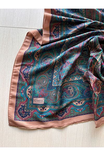 CAPPİO Scarf Silk Look Ethnic Breeze Shawl