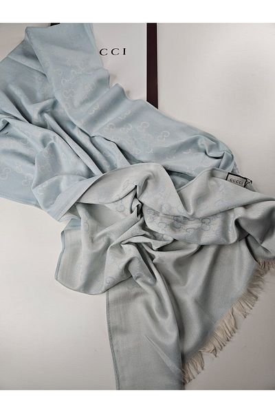 Webinay Home G Pattern Long Label Silk Wool Cotton Shawl Summer 4 Seasons Silk Scraf Hijab