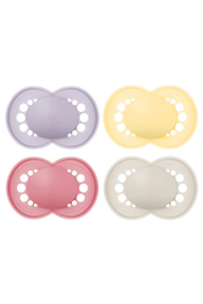 MAM Original Matte Pacifier Pinklila 4-Piece Pacifier +16 Months