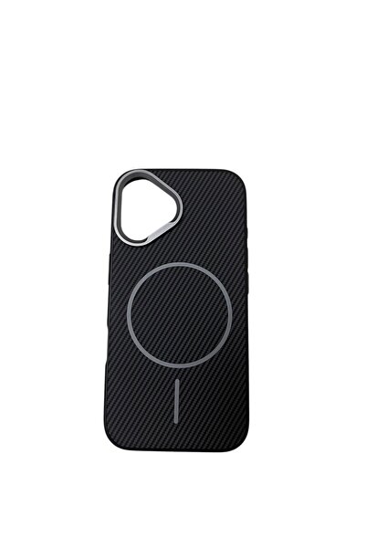 OEM Husa telefon tip kevlar metalcarbon magsafe compatibila iphone 16