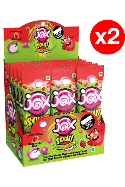 JOX DURUKAN SOUR – Bomboane gumate acrișoare aromă căpșuni 12g x 48 bucăți