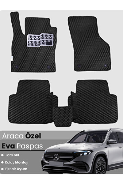 Genel Markalar Mercedes Benz EQB (2021-2025) Uyumlu EVA Paspas Tam Set–Araca ...