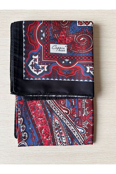 CAPPİO Scarf Silk Look Ethnic Breeze Shawl
