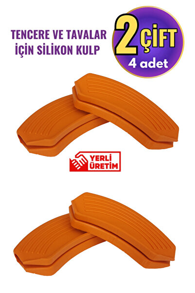 SG Dizayn Silikon Tencere Tava Tutacağı Yanmaz Yapışmaz Tutamaç Eldiven 9x4 c...