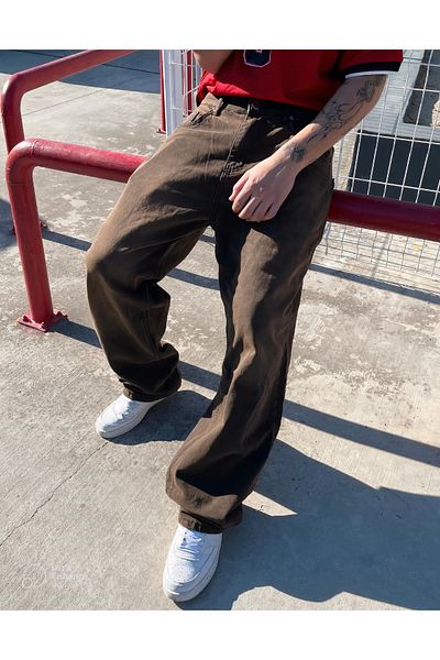BPM Bdg Premium Baggy Jeans Brown