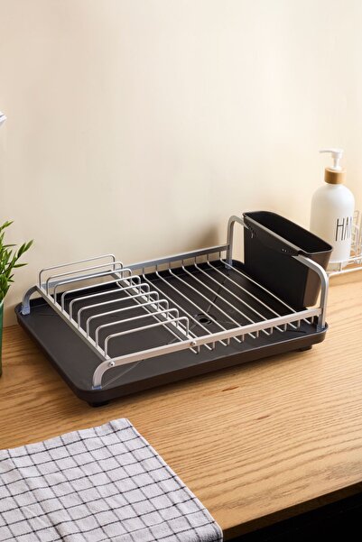 PerottiHome Gourmet Chrome Alüminyum Bulaşıklık Tabaklık Döndürülebilir Su Ta...