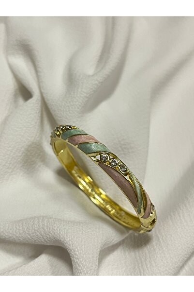 Çelik Lucky Store Bu Yazın Modası Zirkon Taşlı Mineli Kelepçe Bilezik