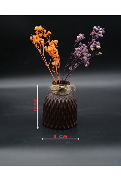 BROWN DECORATIVE VASE
