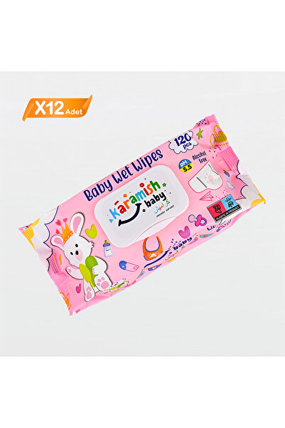 Karamish Baby Islak Mendil 120 Li 12 Adet