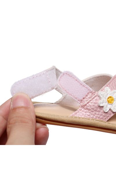 zehracatasariim Daisy Patterned Baby Girl and Kids Sandals Shoes
